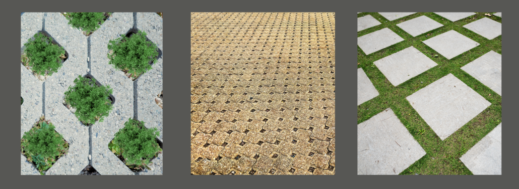 3 Permeable paving types
