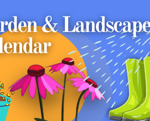 Annual landscape calendar