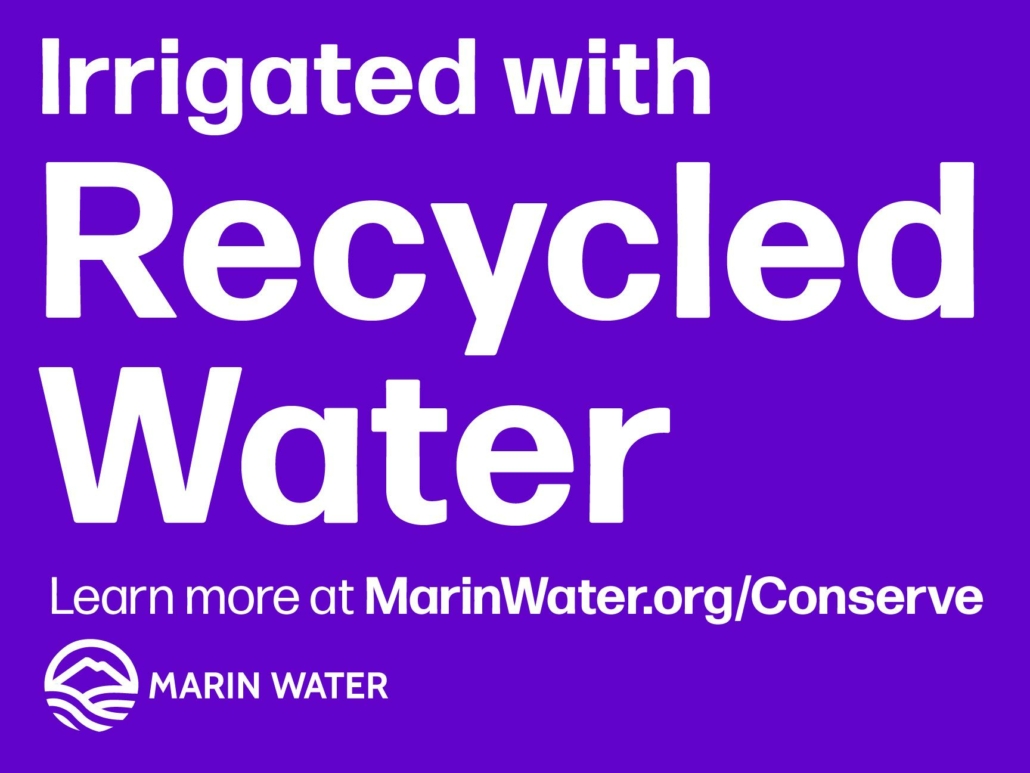 Irrigated with Recycled Water